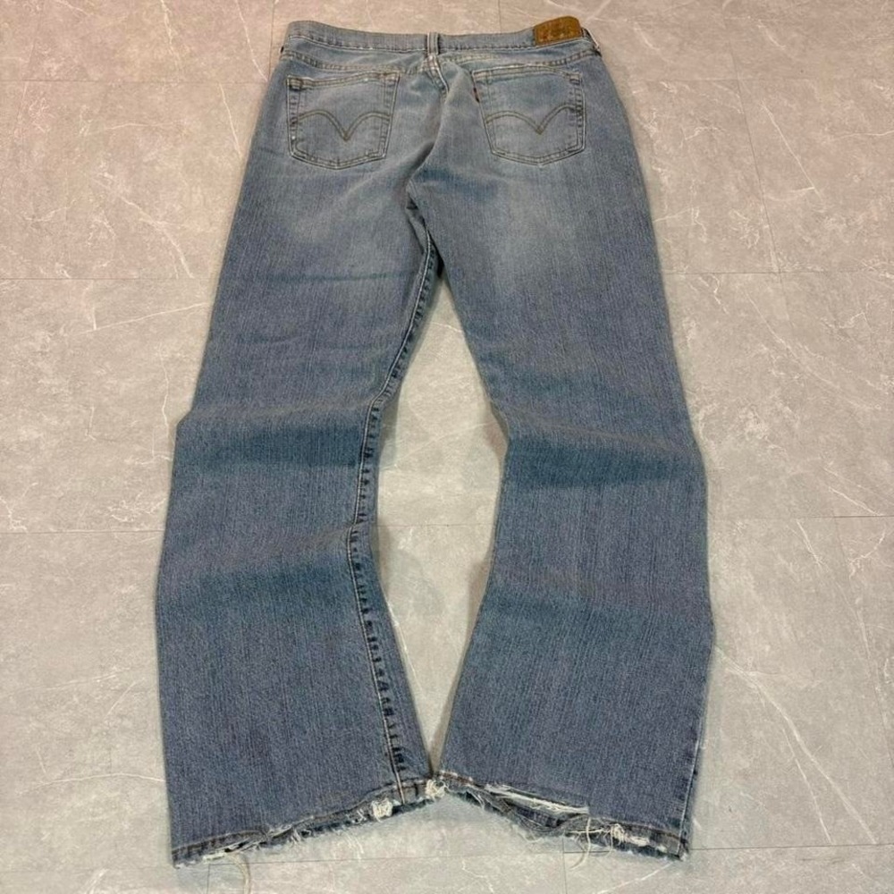Levi's 515 blue denim bootcut jeans size 10